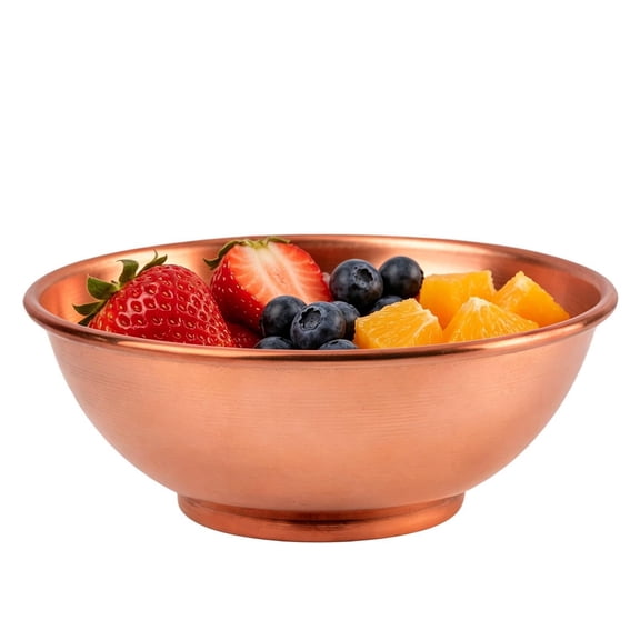 Copper Mixing Bowls with Hammered Finish for Salad, Egg Beating, Decorative & Kitchen Serving Purposes, Nesting Bowls - Kitchen Essentials