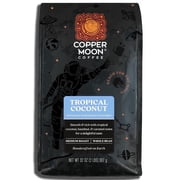 Copper Moon Whole Bean Coffee, Medium Roast, Tropical Coconut Blend, 2 lb Bag