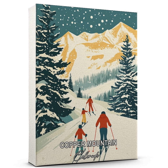 Copper Mountain Travel Global Destination Canvas Colorado Canvas Celebrate Your Favorite Destination A Sophisticated Touch to Any Room