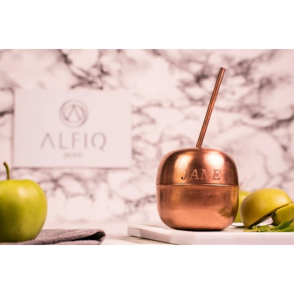 Personalized Copper Mug Set Engraved| Copper Bridesmaid Glass Wedding Anniversary Gift 350 ml