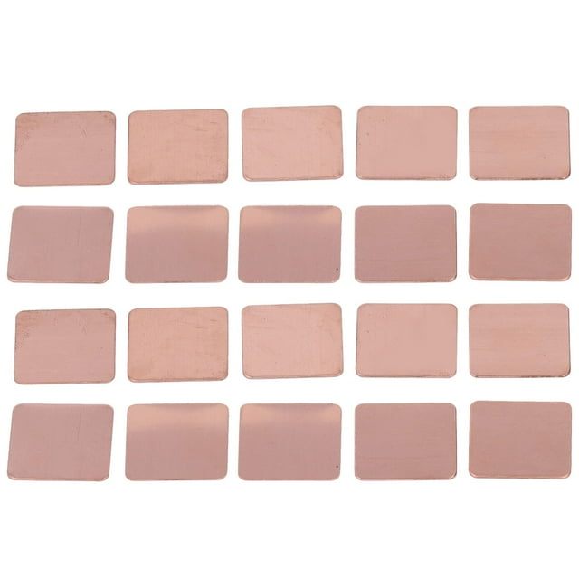 Copper MultiUse Heat Sink Shims for Laptop CPU GPU 20Pack