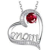 SUNSUNRISE TOYFUNNY Copper Necklace Love Smart Necklace Valentine'S Day Jewelry Mom Necklace Jewelry for Women