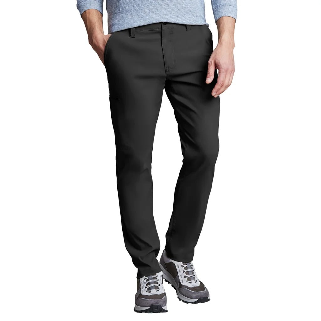 Copper & Oak Supply Co. Men's Straight Fit Stretch Tech Pant (US, Waist Inseam, 30, 30, Regular, Regular, Black)