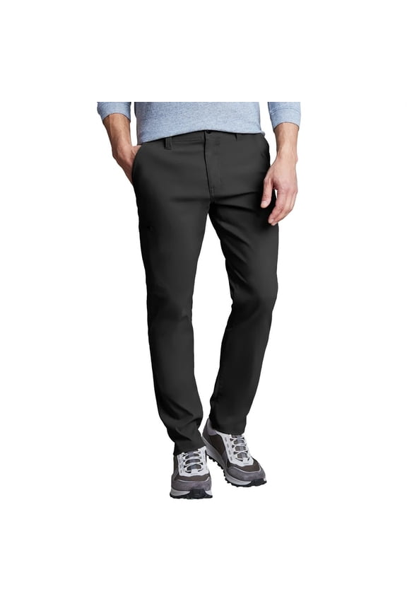 Men's Straight Fit Stretch Tech Pant (US, Waist Inseam, 34, 30, Regular, Regular, Black)