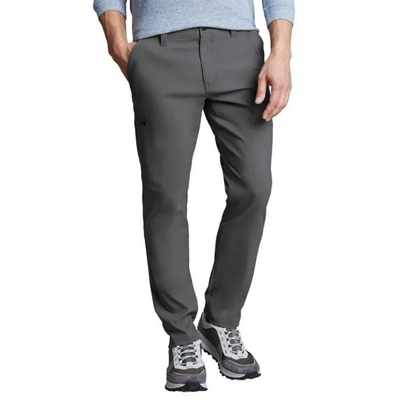 Copper & Oak Supply Co. Men's Straight Fit Stretch Tech Pant (40x30 Gray)
