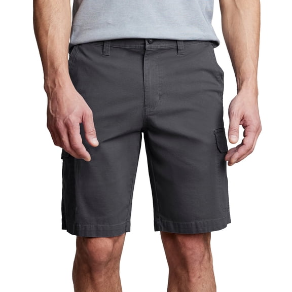 Copper & Oak Supply Co. Men's Venture Ripstop Stretch Cargo Short (34, Gray)