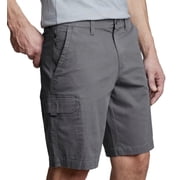 Copper & Oak Supply Co. Mens Venture Ripstop Stretch Cargo Short 38, Gray