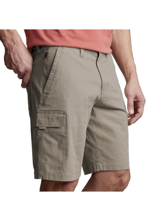 Supply Co. Men's Venture Ripstop Stretch Cargo Short (US, Waist, 42, Regular, Tan)