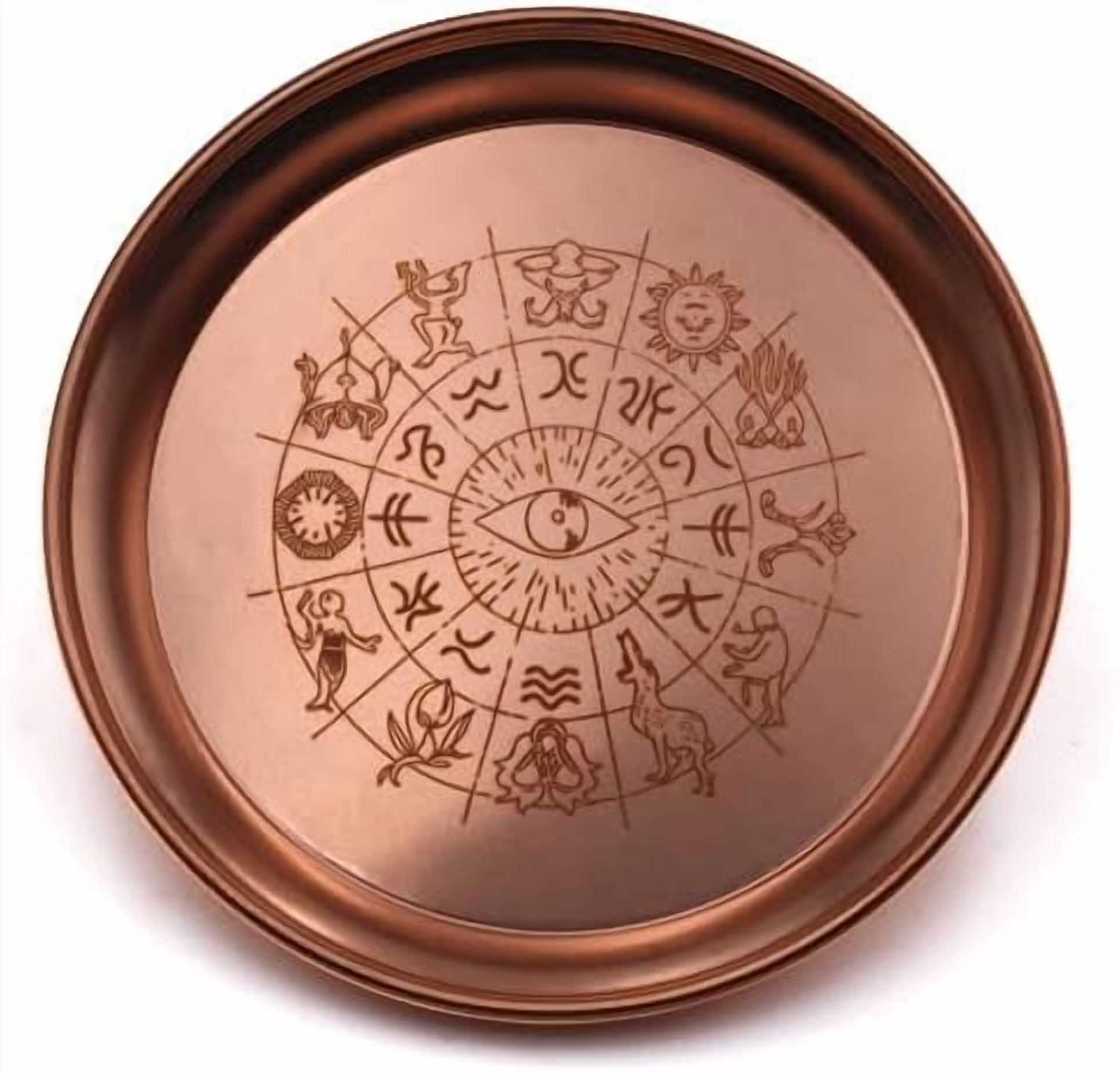 Copper Offering Bowl Prayer Ritual Plate Great for Altar,Incense Burner ...