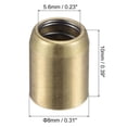 thumbnail image 1 of Copper Oil Cup Straight-Through Pressure Injection Oil Cup Grease Nipple Oil Cup 8x10mm, 1 of 8