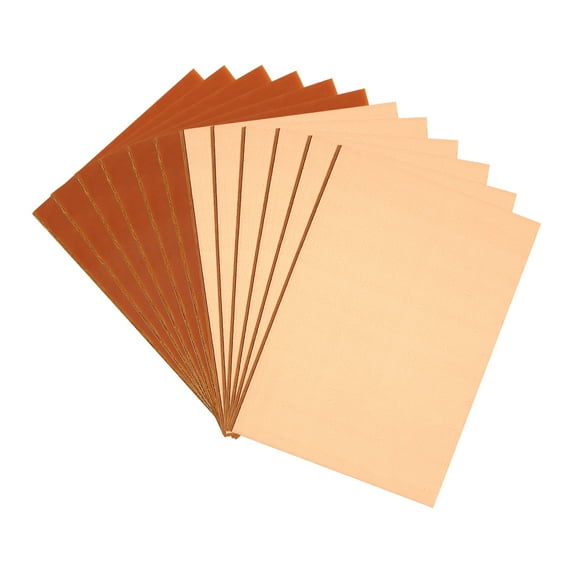 Copper PCB Board, 20Pcs Single Sided Copper Clad Circuit Board Laminate Blank PCB Copper Pads 7x10cm, 1.4MM