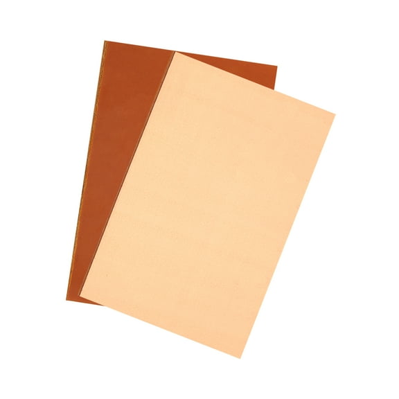 Copper PCB Board, 2Pcs Single Sided Copper Clad Circuit Board Laminate Blank PCB Copper Pads 20x30cm, 1.4MM