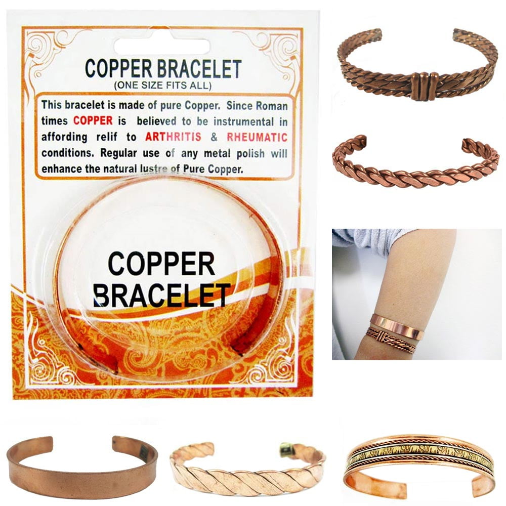 Elegant pure copper energy germanium magnetic therapy link bracelet –  Tooshup