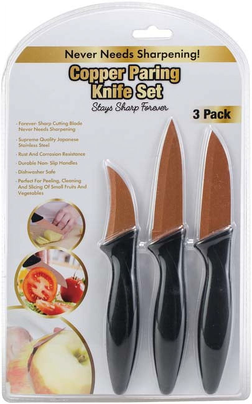 Paring Knife 3.5 inch - Ultra Sharp Fruit Knife with Safety Sheath Chef  Knife
