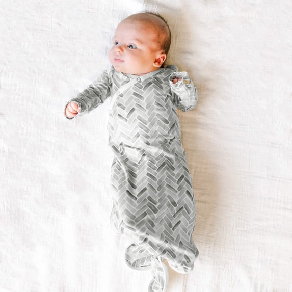 Copper Pearl Newborn Knotted Gown - Alta