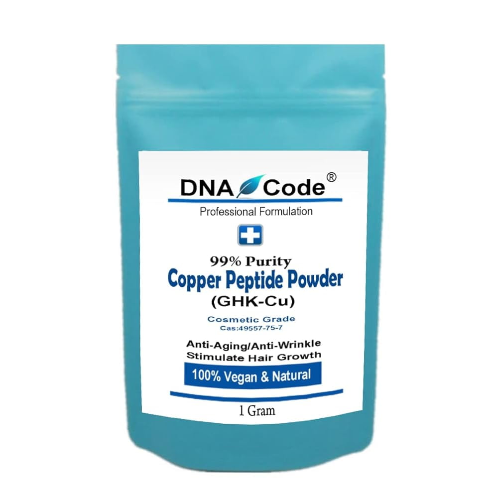 Copper Peptide Powder 99 Purity, Cosmetic Grade For Hair/Skin. Add To