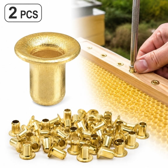 Copper Plated Frame Eyelets for Beekeeping Hive Frames 100 g