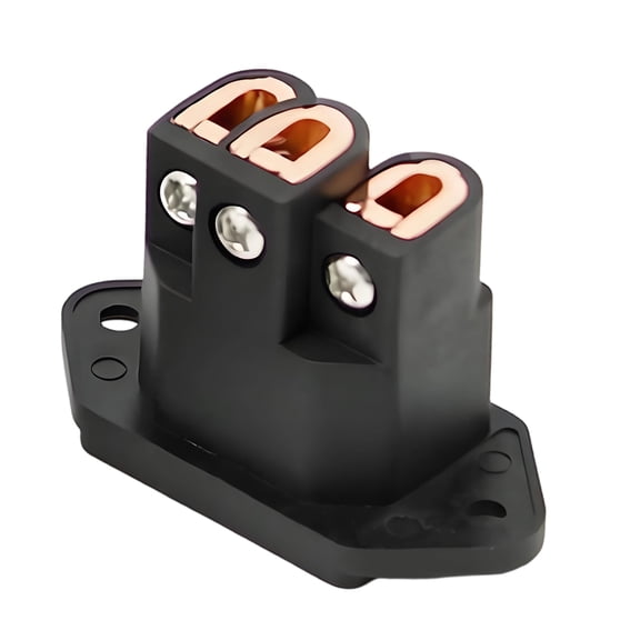 Copper Plugs 3 Pin Power Socket Electrical Adapters Panel Mount HIFI Amplifiers Power Connectors for Professional Use