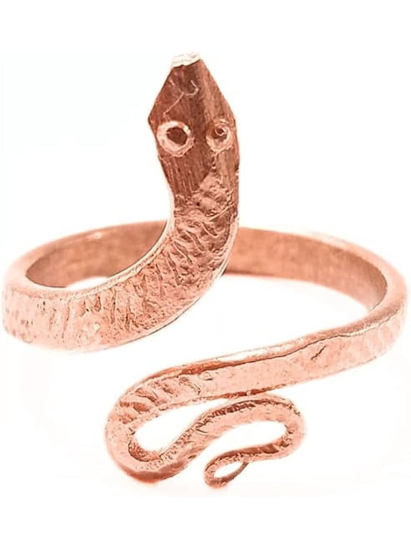 Copper Ring For Men Or women Copper Wrapped Ring,Copper Jewelry,Orange Solid Copper Ring,Free size