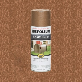 Copper, Rust-Oleum Stops Rust Hammered Spray Paint-210849, 12 oz
