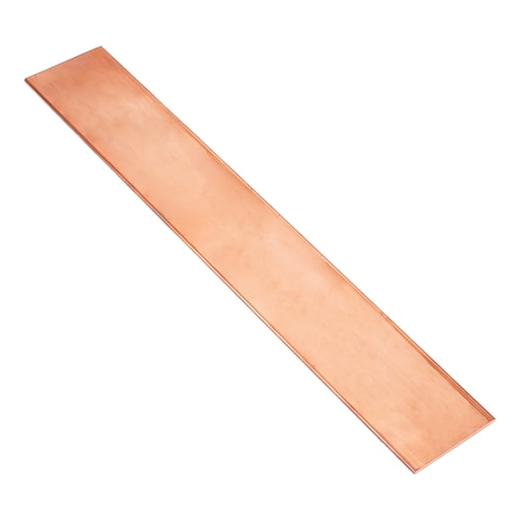 Copper Sheet Rectangle Red Copper 305x49.5x3mm DIY