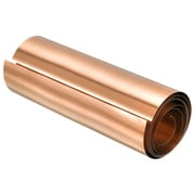 Copper Sheet Roll, Metal Foil Plate 1000mm x 150mm x 0.15mm, 1 Pack