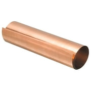 Copper Sheet Roll, Metal Foil Plate 1000mm x 200mm x 0.06mm, 1 Pack