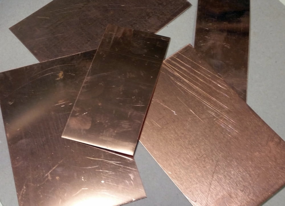 Copper Sheet Scrap - Light Gauge - 1 LB