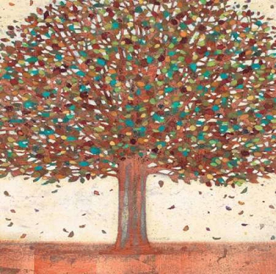Copper Shimmer Tree Canvas Art - Norman Wyatt Jr (24 x 24)