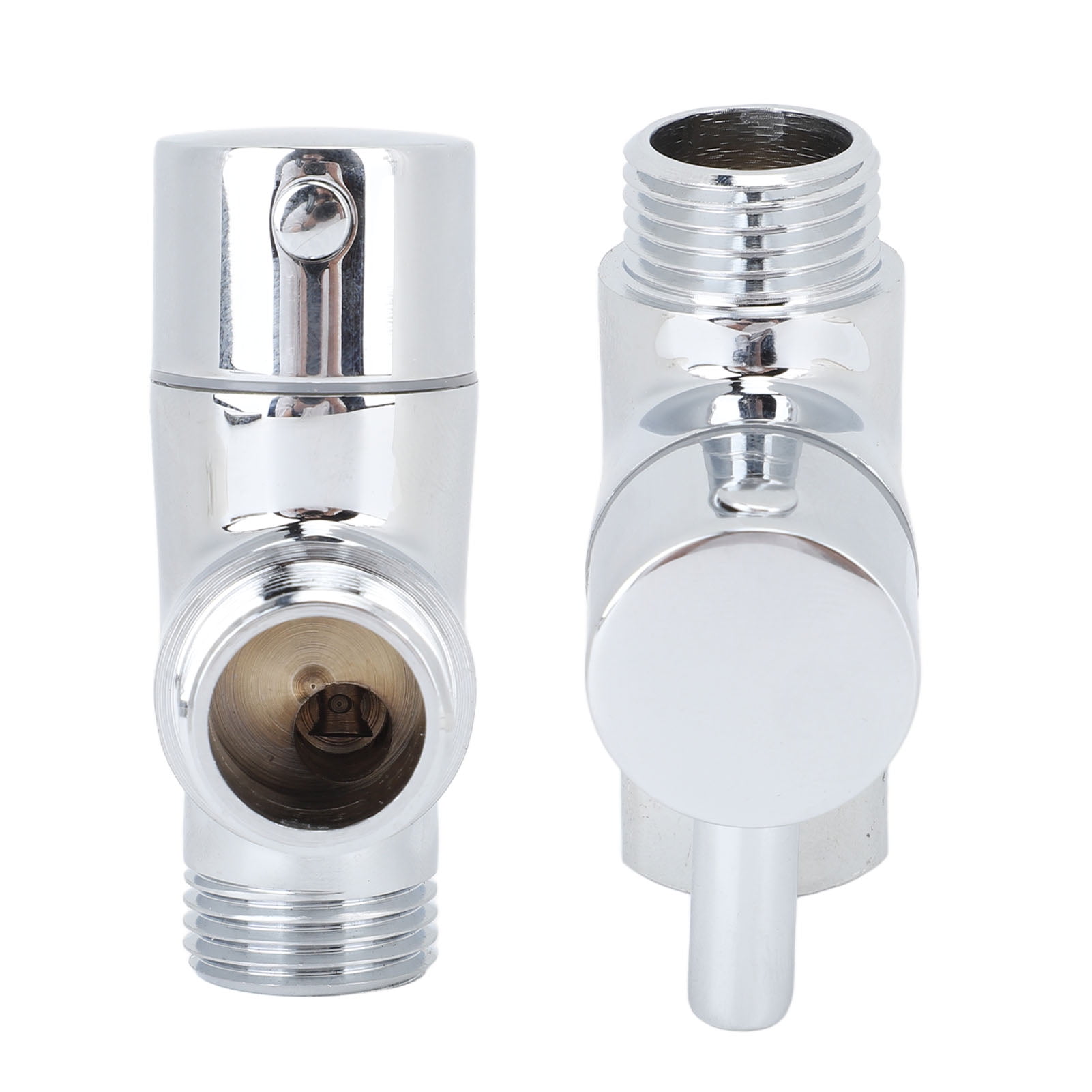 Copper Shower Diverter Valve, 3 Way Individual Switch Shower Arm Diverter Valve For Hand Held
