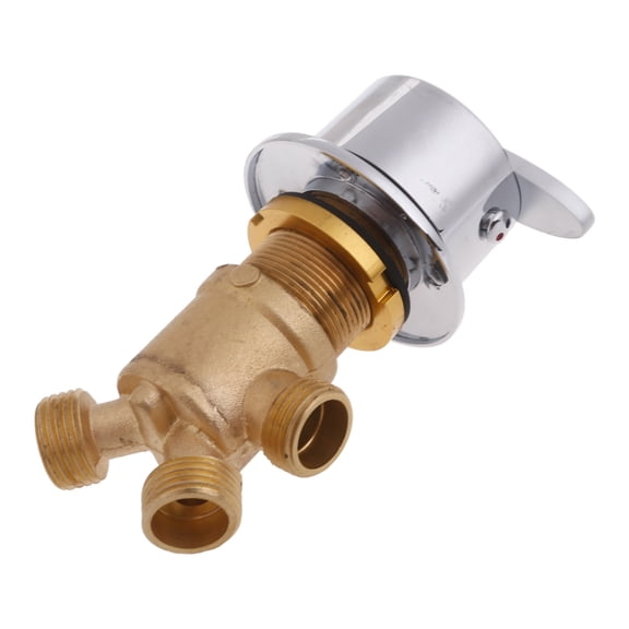 Copper Shower Head Mixers Valves Tub Faucets Diverter Switches 1/2" Hot And Cold Water Switches Valves Faucets Switches