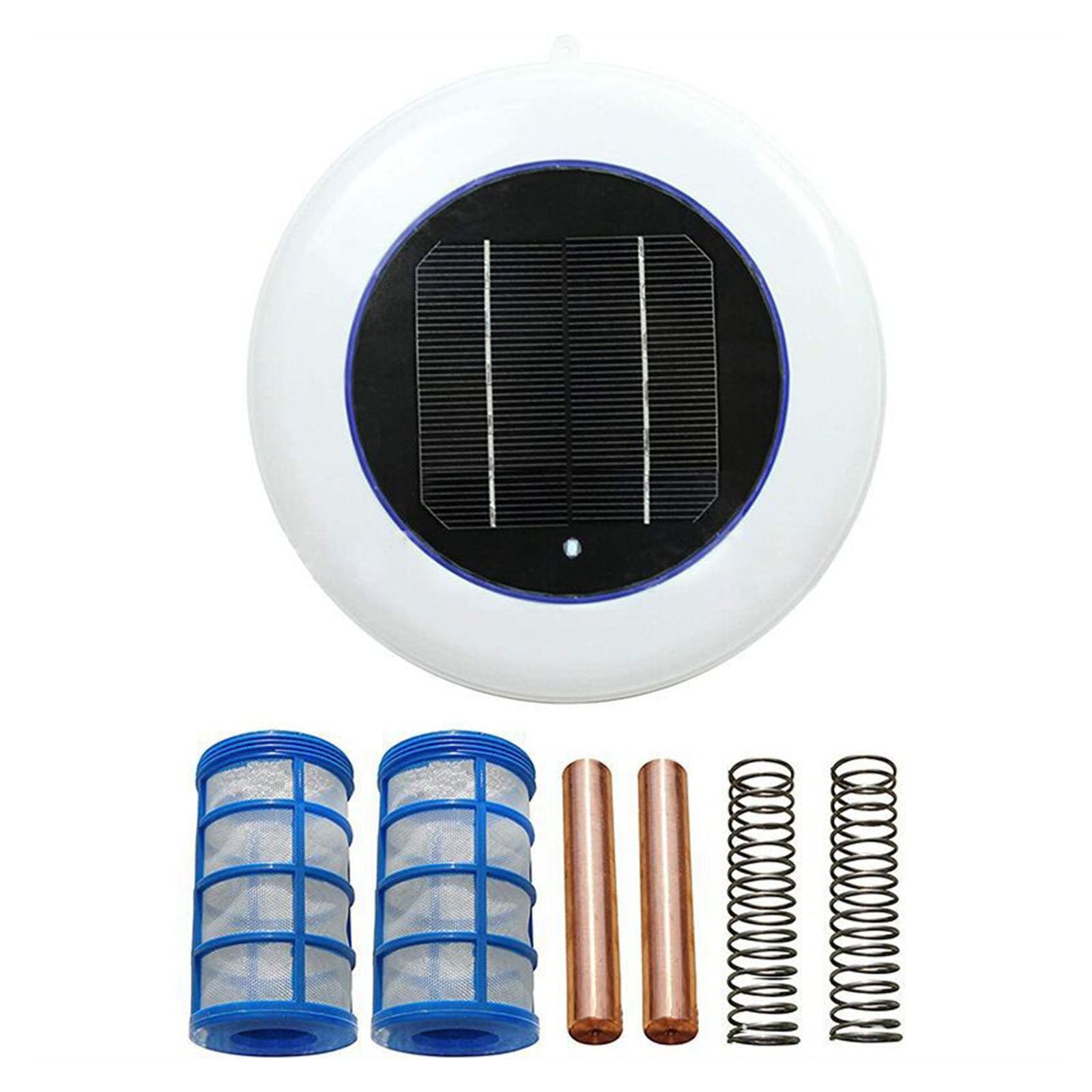 Copper Silver Ion Purifier Solar Swimming Pool Ionizer for SPA with