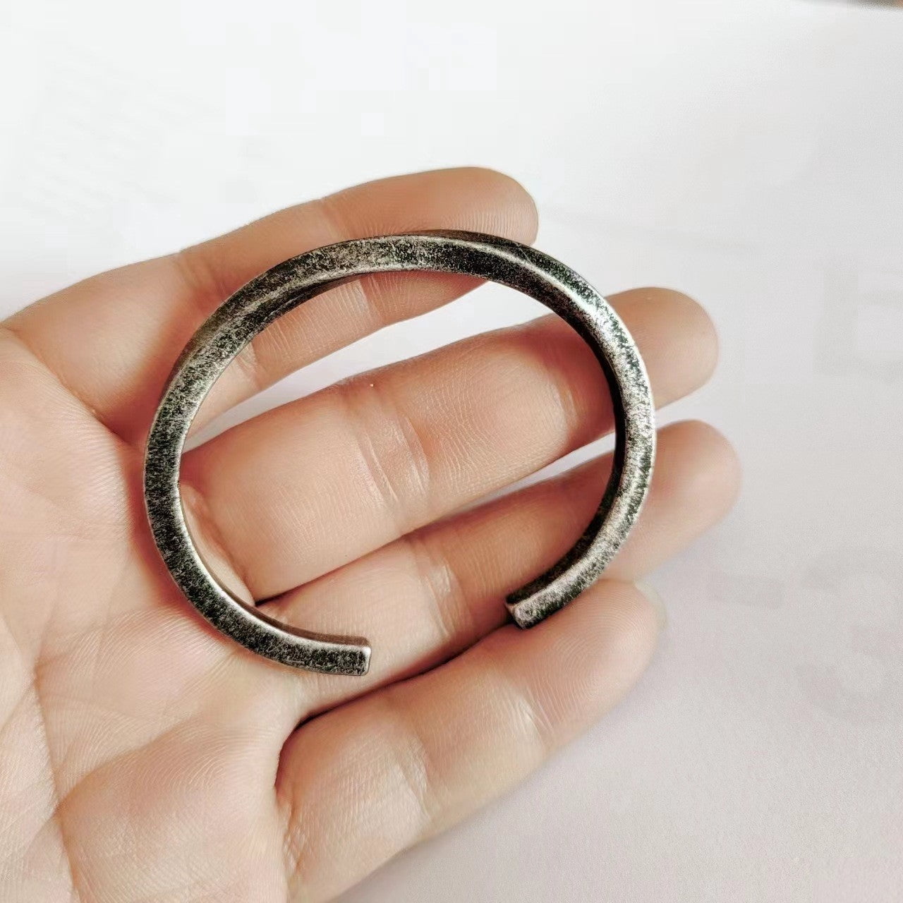 Copper Silver-plated Bracelet For Men