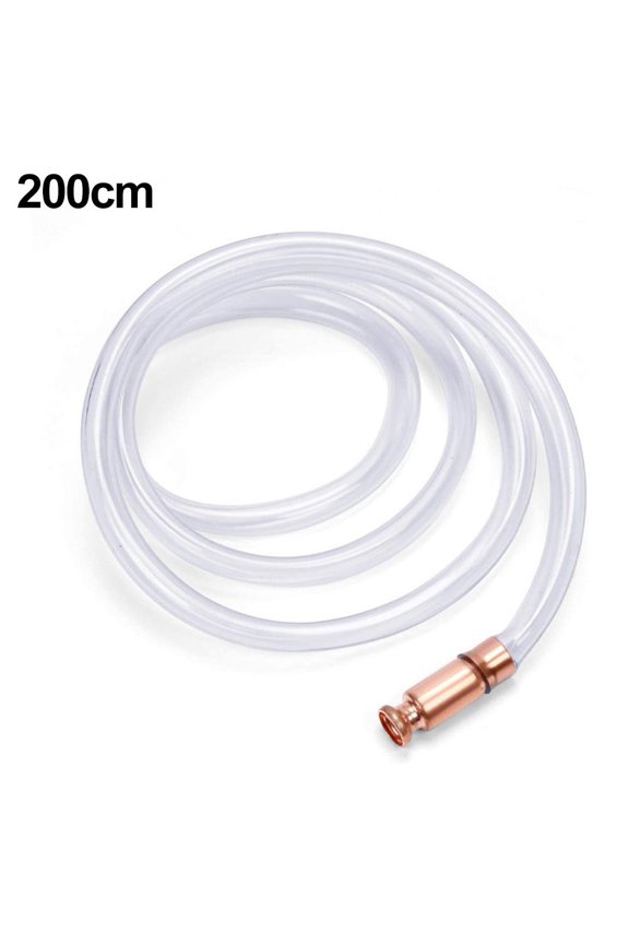 Copper Siphon Pump for Liquid Transfer - 3 Meter Hose Set - 3.5 GPM Fuel, Water, Paint, Solvent Siphoning Tool