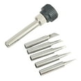 thumbnail image 1 of Copper Soldering iron Tips Handle Set Solder Station Tools Welding Equipment, 1 of 8