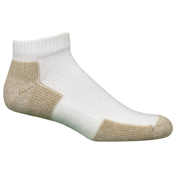 Copper Sole Adult Ultimate Protection Athletic Low Cut Sock, Large Men's Size 7