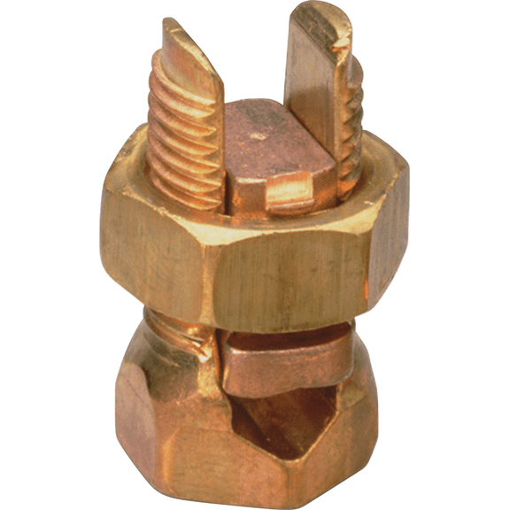 Copper Split Bolt Connector - Pack of 4 Construction & DIY Use, Standard Hardware Spec