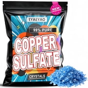Copper Sulfate Crystals, Copper Sulfate Powder Pentahydrate   99% Pure Fine Blue Crystals 16 oz