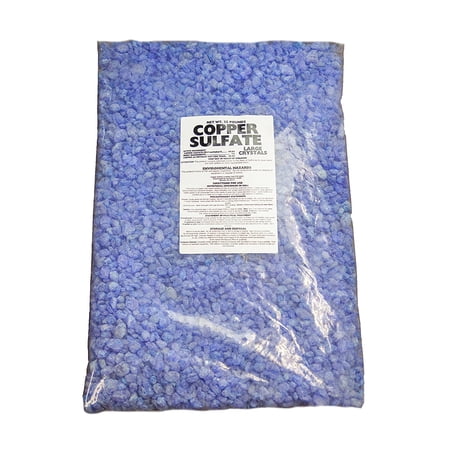 Copper Sulfate Large Crystals - 25Lb bag