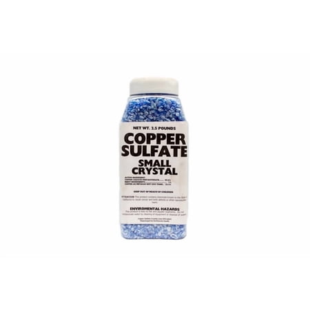 Copper Sulfate Small Crystals - 2.5lb Jar