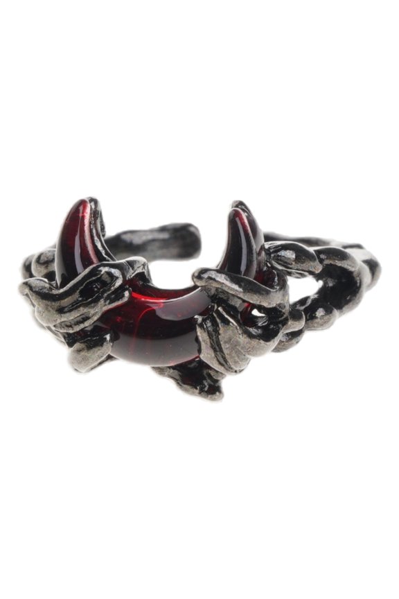 Copper Sun/Moons Inspired Rings Adjustable Size Glossy Texture Romantics Gifts Fashion Statement Jewelry