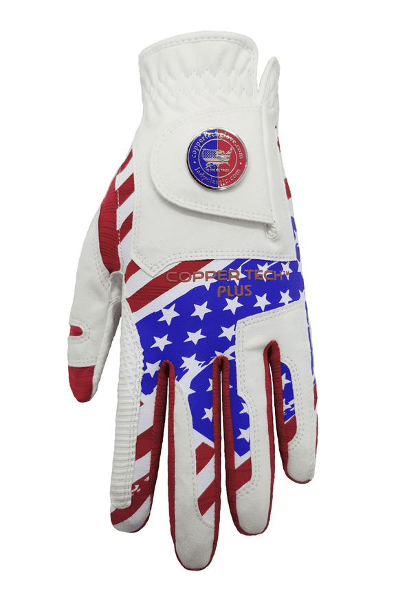 - Copper Infused Golf Glove, Men's Left Hand XXL USA