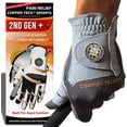 thumbnail image 1 of Copper Tech Plus Golf Gloves Men (2nd Gen) | Copper Compression Joint Support Golf Glove (Charcoal/Grey, Small, Right), 1 of 7