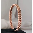 thumbnail image 1 of Copper Tensor Bracelet, Pure Copper Bangle, Double Twisted Bangle, copper Bangle, 1 of 4