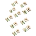 thumbnail image 1 of Copper Tone Metal Spring U-Type Plate Nut Speed Clips M6 For Car Panel Defense, 1 of 5