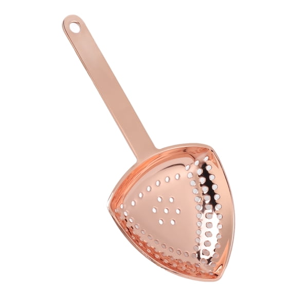 Copper Triangular Cocktail Strainer - Professional Bar Strainer with Fine Mesh