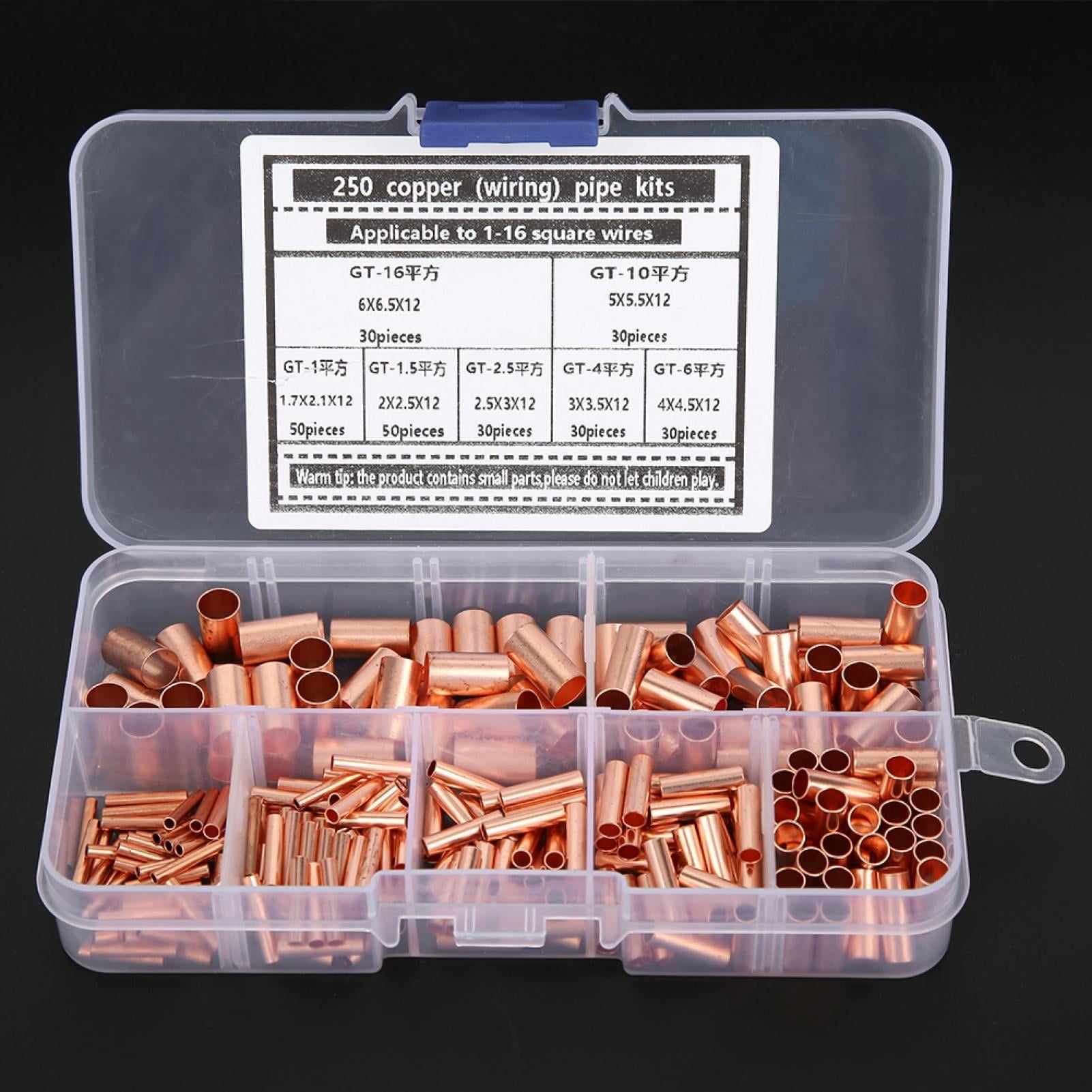 Copper Tube Connector Kits, Seven Sizes Pratical Copper Tube Connector