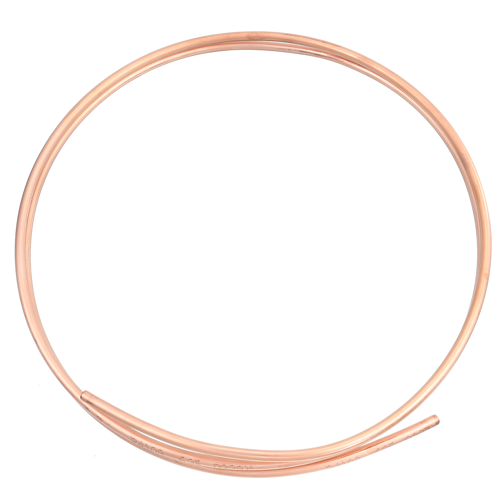 Copper Tube Refrigeration Tubing 0.31" OD x 0.24" ID x 9.8Ft Seamless Round Pipe Coil for Refrigerator, Freezer