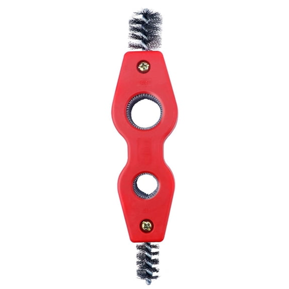Copper Tubing Brush,Steel Coppers Tubing Wire Brush Cleaning Thread, for Plumbing Installation, Soldering, Copper Pipes