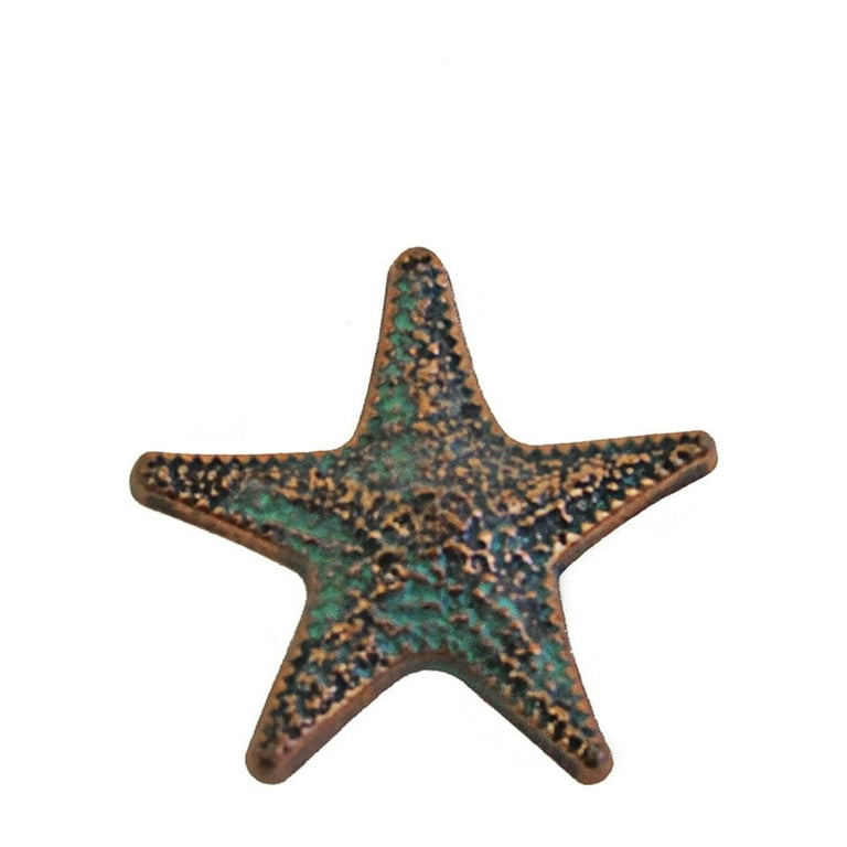 Metal Verdigris Starfish Cabinet Door Drawer Knob Pull Hardware Nautical Decor Metal Verdigris Starfish Cabinet Door Drawer Knob Pull Hardware Nautical Decor